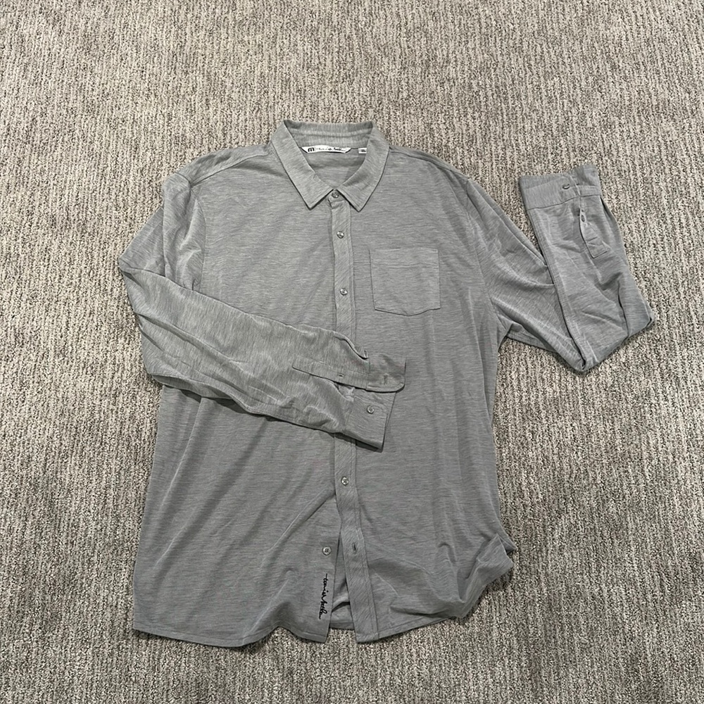 Travis Matthew 4way Stretch Button Down (Nwot) Ne… - image 1